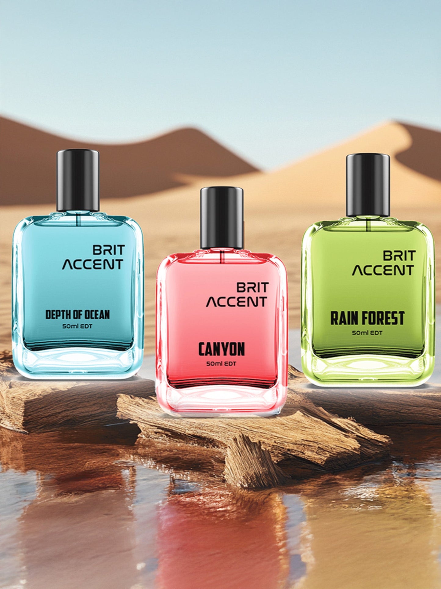 Depth Of Ocean + Rain Forest + Canyon (50ml x 3)