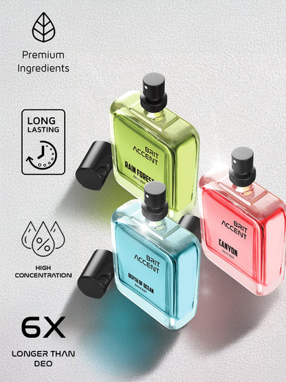 Depth Of Ocean + Rain Forest + Canyon (50ml x 3)