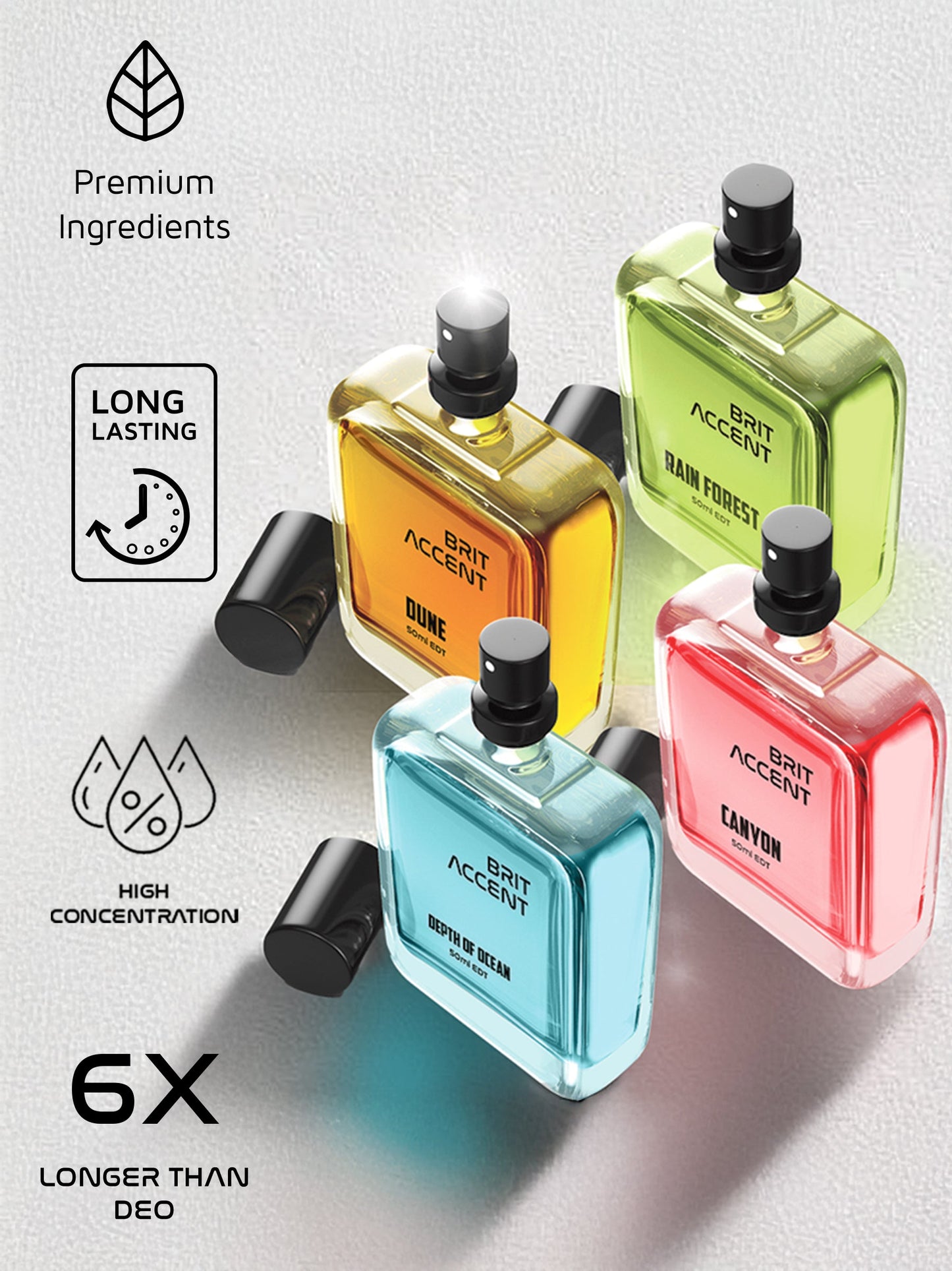 Depth Of Ocean + Rain Forest + Dune + Canyon (50ml x 4)