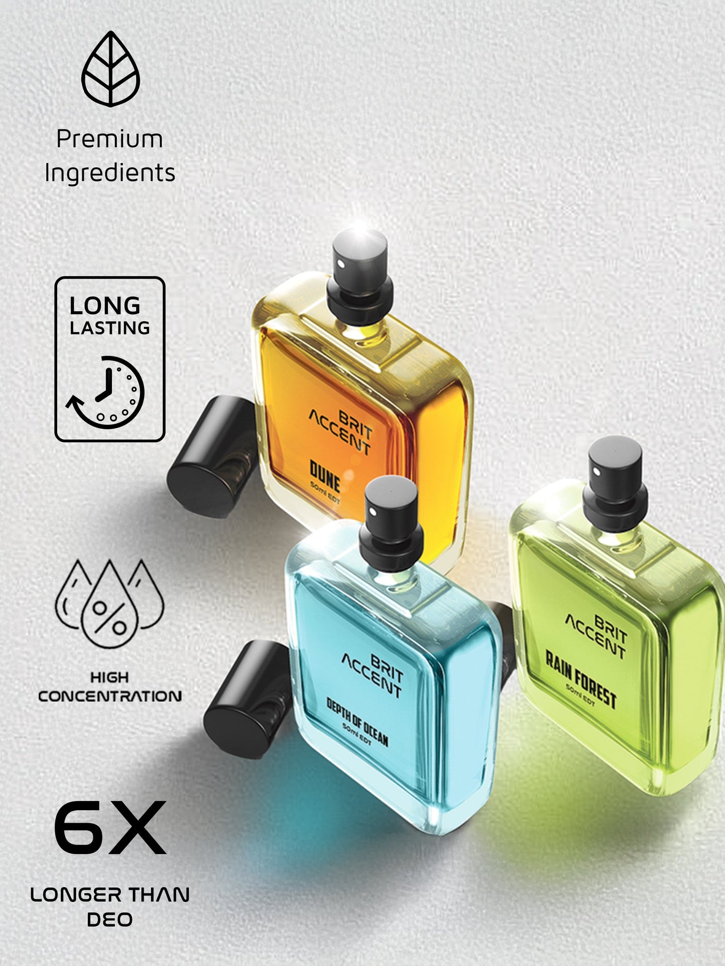 Depth Of Ocean + Rain Forest + Dune (50ml x 3)