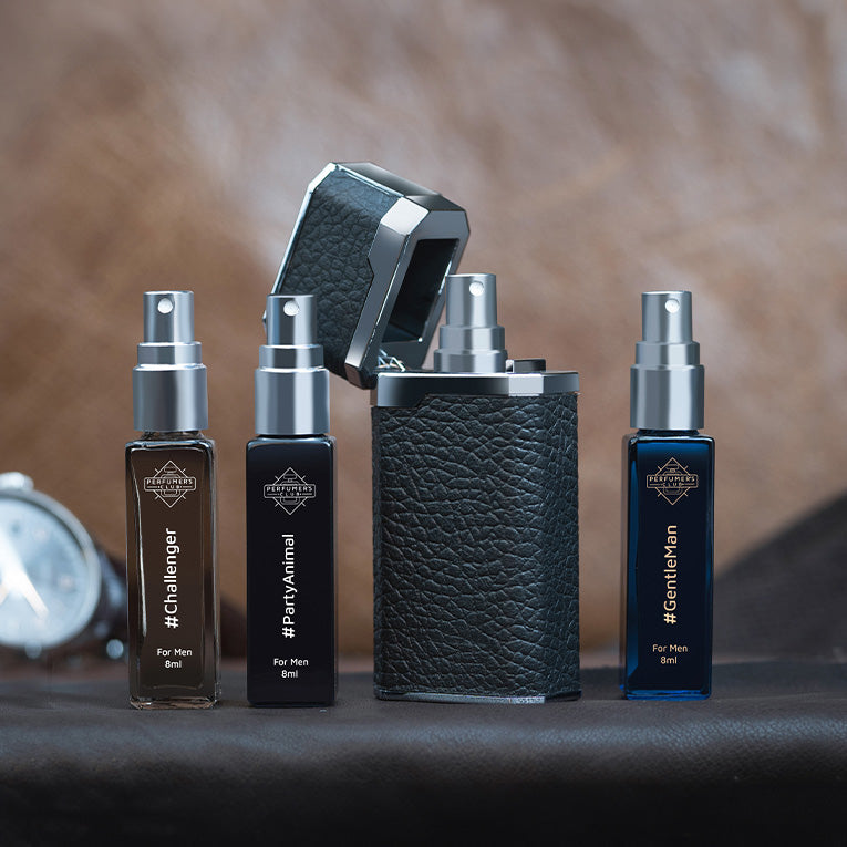 All Time Classic Fragrances for Men(LIGHTR + 3 Perfumes x 8ml)