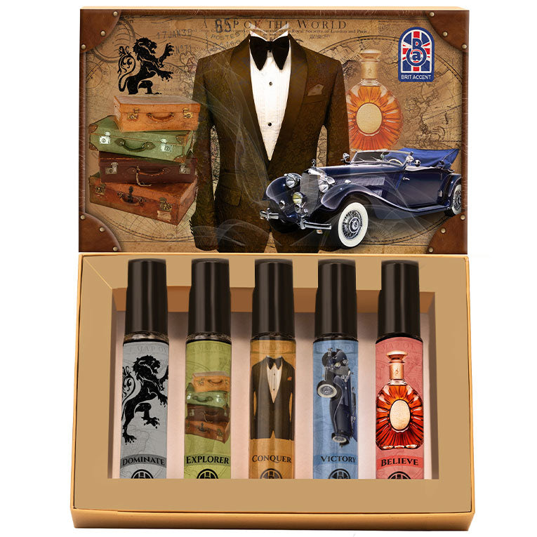Luxury Perfume Gift Set for Men Brit Accent